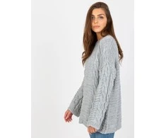 Rue Paris Megztinis-LC-SW-8044.06X-pilkas
