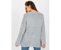 Rue Paris Megztinis-LC-SW-8044.06X-pilkas