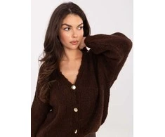 Rue Paris Sweter-MI-SW-0309.89-ciemny ruda
