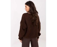Rue Paris Sweter-MI-SW-0904.82-ciemny ruda