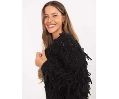 Rue Paris Sweter-MI-SW-1308.21-juoda