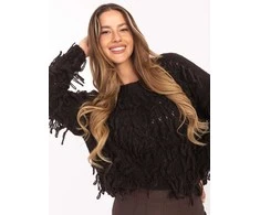 Rue Paris Sweter-MI-SW-2008.86-ciemny ruda
