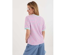 Rue Paris T-shirt-IT-TS-20881.85-šviesiai mėlyna