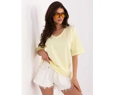 Rue Paris T-shirt-RV-BZ-A1268.18-jasny geltona