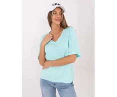 Rue Paris T-shirt-RV-BZ-A1268.18-mietowy