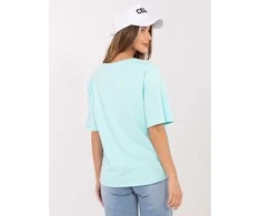 Rue Paris T-shirt-RV-BZ-A1268.18-mietowy