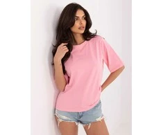 Rue Paris T-shirt- RV-TS-A1089.87-jasny rožinė