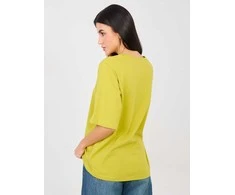 Rue Paris T-shirt-RV-TS-A1089.87-šviesiai žalia