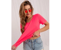 Rue Paris T-shirt-RV-TS-A1095.33-fluo rožinė