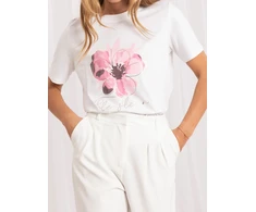 Rue Paris T-shirt-RV-TS-A1521.86-balta
