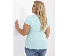 Rue Paris T-shirt-RV-TS-A556-1.17-mietowy