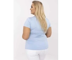 Rue Paris T-shirt-RV-TS-A556-1.17-šviesiai mėlyna