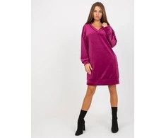 Rue Paris Tunika-RP-TU-8189.95-violetinė