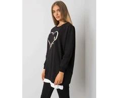 Rue Paris Tunika-RV-TU-7258.40P-juoda