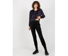 Rue Paris Veliūrinis treningas moterims RP-KMPL-8190-6.23X-juoda-mėlyna