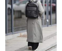 Odinė elegantiška kuprinė nešiojamam kompiuteriui 13" Solier FV05 Sanna
