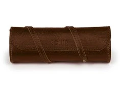 Solier Accessories Leather men s pen case SA12 DEEP Raudonas