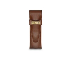 Solier Accessories Leather men's pen case SA12 VINTAGE BROWN