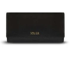 Solier Accessories Moteriška piniginė Solier P35 - Juoda