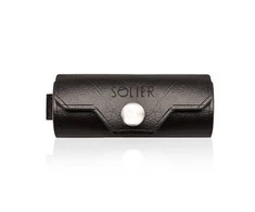 Solier Accessories Odinis raktų dėklas SOLIER SA11 - Tamsiai ruda