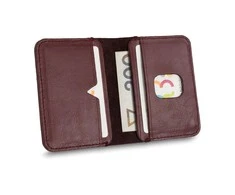 Solier Accessories Piniginė vyrams SOLIER SW11 SLIM - Ruda/Kaštono