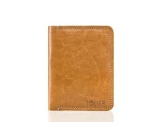 Solier Accessories Piniginė vyrams SOLIER SW10 SLIM - Šviesiai ruda
