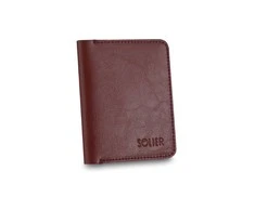 Solier Accessories Piniginė vyrams SOLIER SW11 SLIM - Ruda/Kaštono