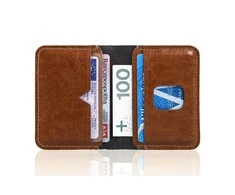 Solier Accessories Piniginė vyrams SOLIER SW11 SLIM - Ruda