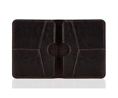 Solier Accessories Piniginė vyrams SOLIER SW10 SLIM - Tamsiai ruda