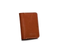 Solier Accessories Piniginė vyrams su skyriumi monetoms SOLIER SW16 SLIM - Ruda