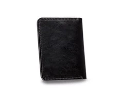 Solier Accessories Piniginė vyrams su skyriumi monetoms SOLIER SW15 SLIM - Tamsiai ruda