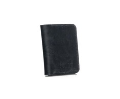 Solier Accessories Piniginė vyrams su skyriumi monetoms SOLIER SW16 SLIM - Juoda