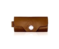Solier Accessories Raktų dėklas SOLIER SA11 - Vintažinė ruda