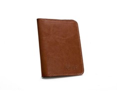 Solier Accessories Vyriška piniginė su skyriumi monetoms SOLIER SW15 SLIM - Ruda
