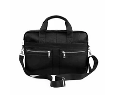 Solier Genuine leather woman s laptop bag FL25 juodas with snake pattern