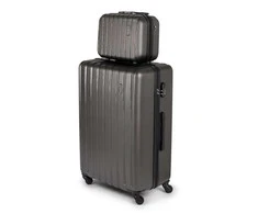 Kelioninis Solier Luggage Kosmetinis kelionių lagaminėlis XS ABS STL902 - Tamsiai pilka