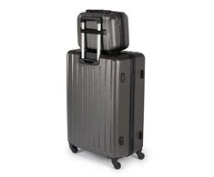 Kelioninis Solier Luggage Kosmetinis kelionių lagaminėlis XS ABS STL902 - Tamsiai pilka
