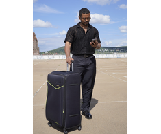 Kelioninis Solier Luggage Large soft luggage XL Solier STL1651 juodas-žalias