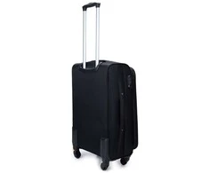 Kelioninis Solier Luggage Lagaminas Solier M 23 STL1651 - Juodas, tamsiai ruda