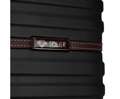 Kelioninis Solier Luggage Vidutinis lagaminas M Solier 22' STL957 ABS - Juodas