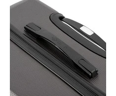 Kelioninis Solier Luggage Lagaminas Solier M STL945 - Tamsiai pilkas