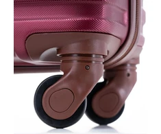 Kelioninis Solier Luggage Vidutinis lagaminas M STL957 ABS - Burgundiška