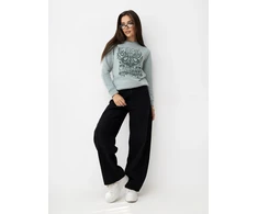 Sublevel Bluza-D10083O02642A-šviesiai žalia