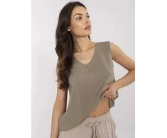 Sublevel Bluzka-D73761M11218A-khaki