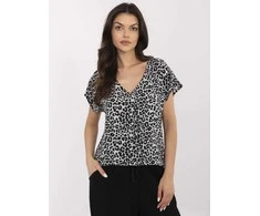 Sublevel Bluzka-D73771M11171B-szaro-juoda
