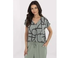 Sublevel Bluzka-D73771M11171D-khaki