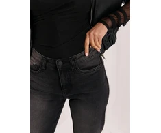 Sublevel Kelnės jeans-D85094BA62673B165-juoda