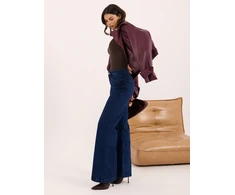 Sublevel Kelnės jeans-D85094BA62673D315-ciemny mėlyna