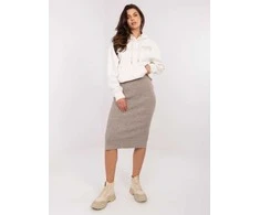 Sublevel Spódnica-D93020M50243A2-ciemny bezowy