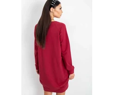Basic Feel Good Suknelė-RV-TU-5184.93P-bordo